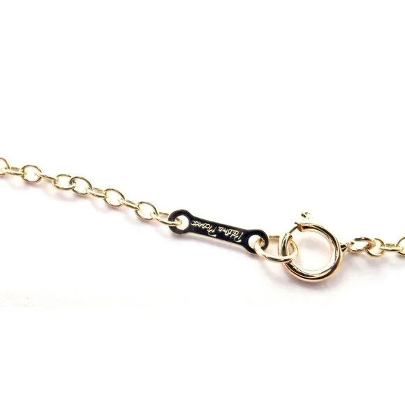 Authentic! Tiffany & Co Picasso 18k Yellow Gold Large Heart Pendant Neck… - Picture 7 of 9